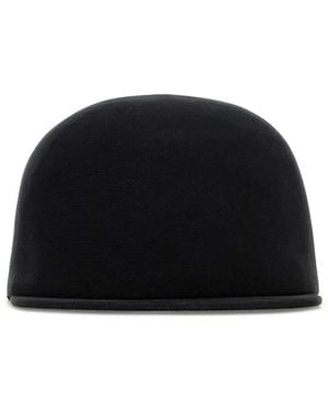Balenciaga Cotton Cap With Visor - Black