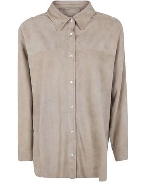 Salvatore Santoro Fringes Shirt - Gray