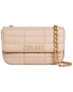 Celine Shoulder Bag Matelasse Monochrome - Natural