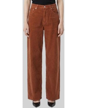 Haikure Bethany Velvet Pier Jeans - Brown
