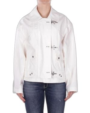 Fay 3 Ganci Bomber Jacket - White