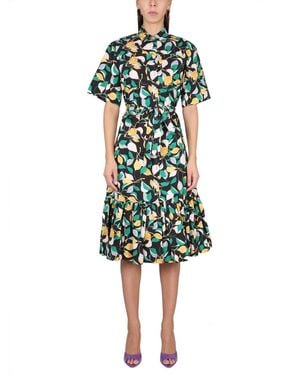 La DoubleJ Shirt Dress With Belt - Green