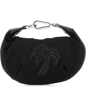 Palm Angels Fabric Big Palm Handbag - Black