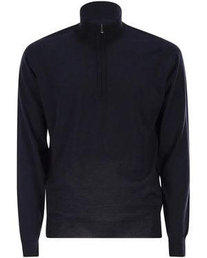 John Smedley Barrow - Blue
