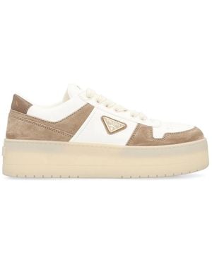Prada Deserto Downtown Bold Trainers - Natural