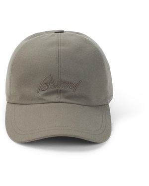 Brioni Kaki Baseball Cap - Gray