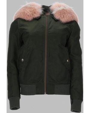 MR & MRS Mr & Mrs Italy Giacca Bomber Con Cappuccio - Black