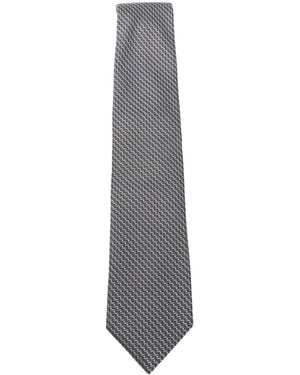 BOSS Silk Tie - White