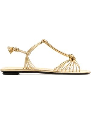 Prada Mordoré Nappa Sandals - Multicolor