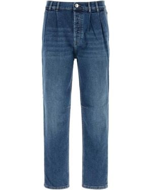 Brunello Cucinelli Stretch Denim Jeans - Blue