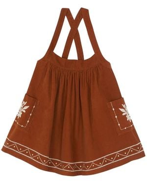 Bonton Dress "Michelle" - Brown