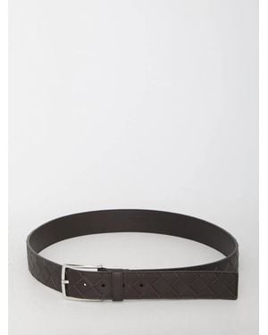 Bottega Veneta Intrecciato Belt - Brown