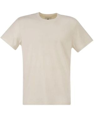 PT Torino Silk And Cotton Jersey Knit - White