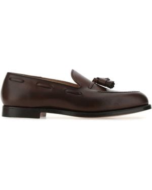 Crockett & Jones Chocolate Leather Cavendish 2 Loafers - Multicolor