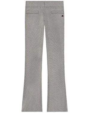 Courreges Courregès Houndstooth Trousers - Grey