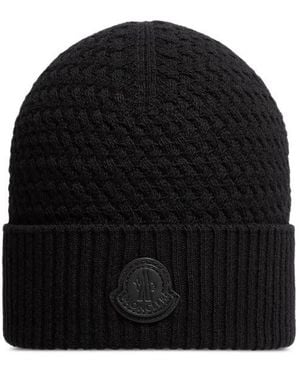 Moncler Wool Hat - Black