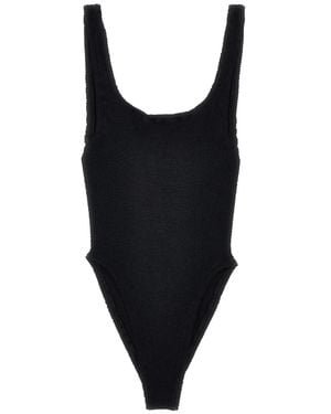 Hunza G 'Square Neck' One-Piece Swimsuit - Black