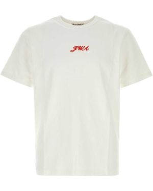 JW Anderson Jw Anderson Cotton T-Shirt - White