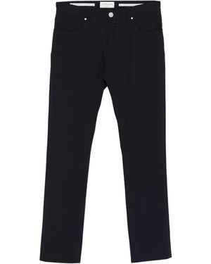 Jacob Cohen Dark Polyamide Zipper Trousers - Black