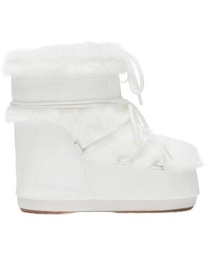 Miu Miu Mb Icon Low Faux Fur - White