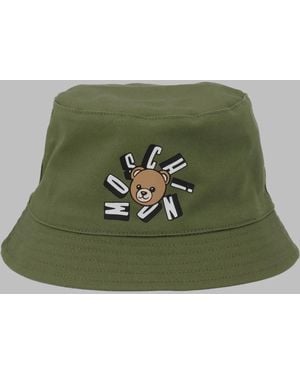 Moschino Hat With Gift Box - Green