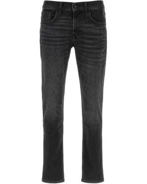 7 For All Mankind Slim Feet - Black