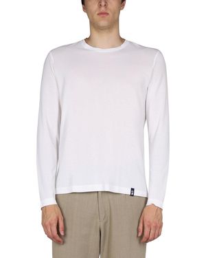 Drumohr Crewneck Cotton Tshirt - White