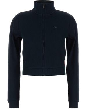 Gucci Zip Sweatshirt - Blue