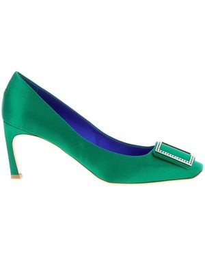 Roger Vivier 'Trompette' Pumps - Green