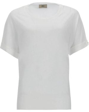Herno Cotton Blend T-Shirt - White