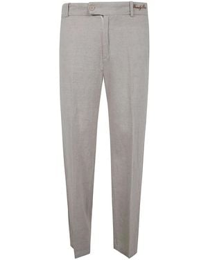 FAMILY FIRST Regular Pants Linen - Gray