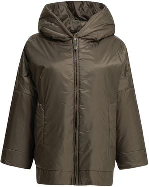 Max Mara Water-Repellent Padded Jacket - Green