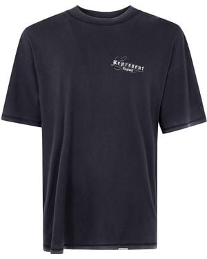 Represent Legacy Overprint T-Shirt - Blue