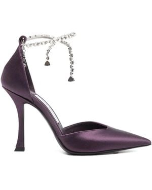 Jimmy Choo Stevie Leather Court Shoes - Red