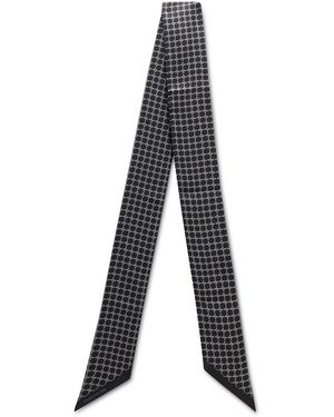 Tagliatore Tie With Geometric Patterns - Black