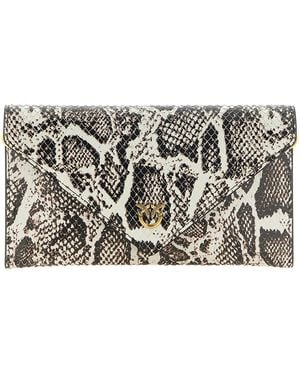 Pinko 'Love Birds' Mini Clutch - Grey