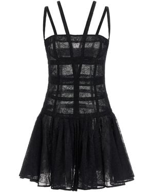 Giovanni bedin Chantilly Lace Dress - Black