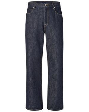 Fendi Dark Cotton Trousers - Blue