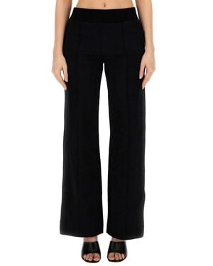 Off-White c/o Virgil Abloh Wide Leg Trousers - Black