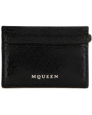 McQueen Sling Card Holder - Black