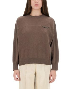 Brunello Cucinelli Cashmere Sweater - Brown