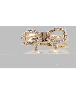 Ferragamo Elegant Statement Ring - Gray