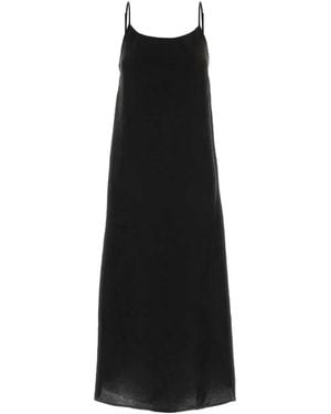 Uma Wang Anaya Viscose-Blend Dress - Black