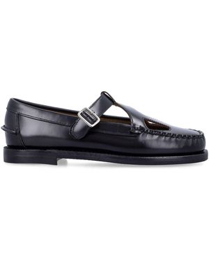 Sebago Angelina Tale Leather Moccasins - Blue