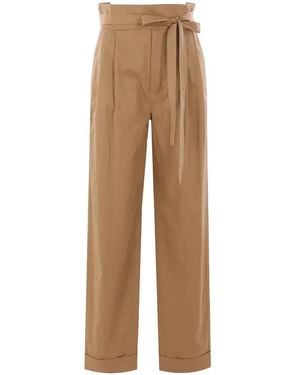 Saint Laurent Pants Gurhka Serge - Natural