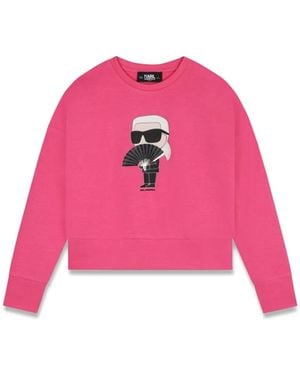 KARL LAGERFELD Sweatshirt - Pink