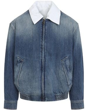 Loewe Zip-Up Jacket - Blue