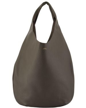 A.P.C. Le Neige Shoulder Bag – – Leather – - Brown
