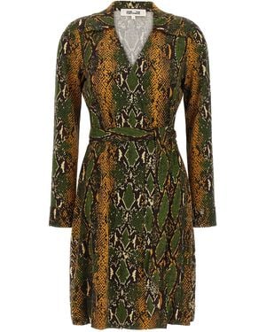 Diane von Furstenberg Printed 'New Jeanne' Dress - Green