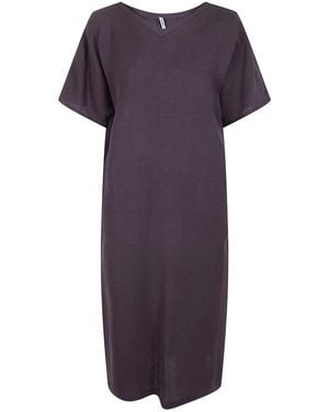 Liviana Conti "Natalie" Midi Dress - Purple
